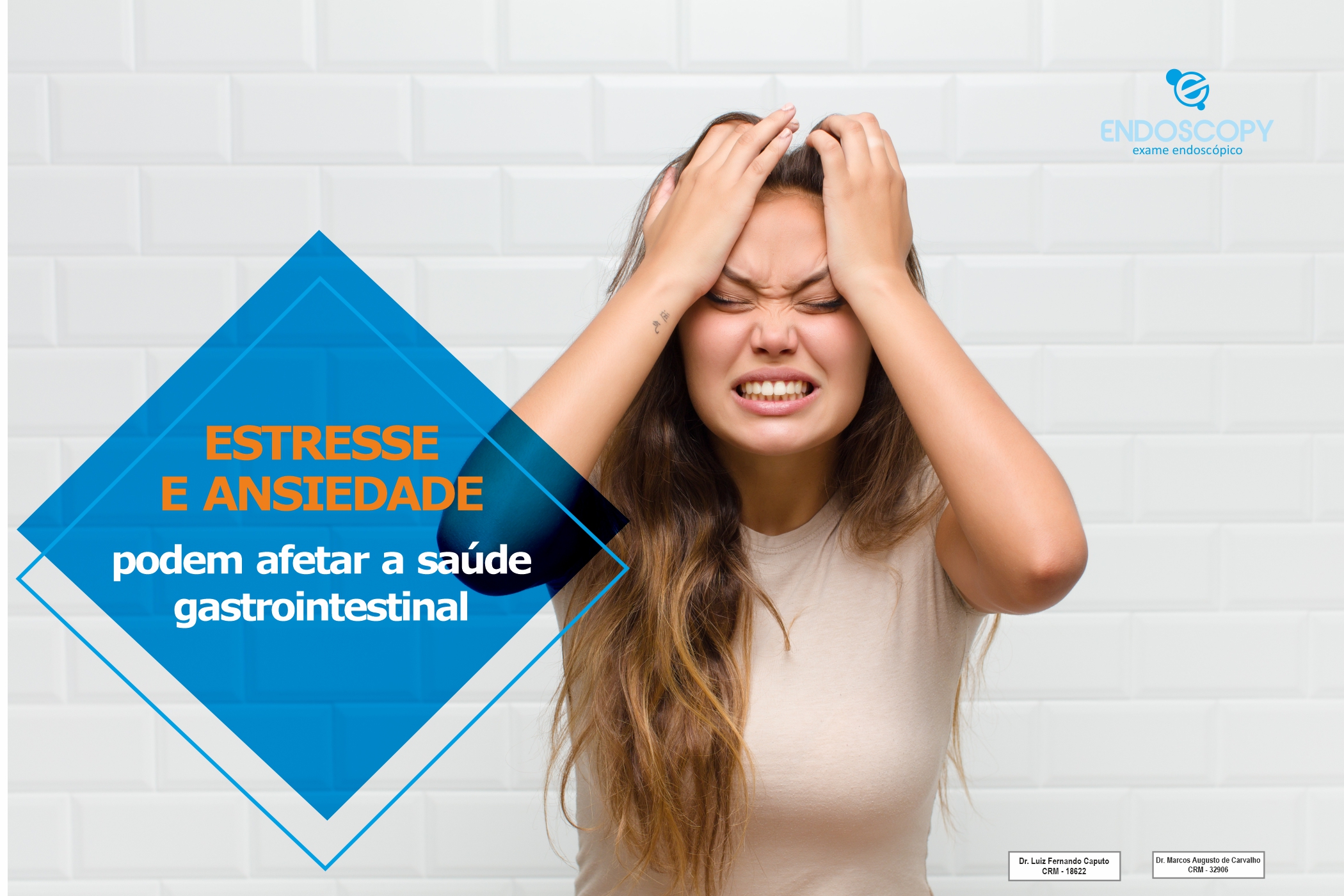 Estresse e ansiedade podem afetar a saúde gastrointestinal