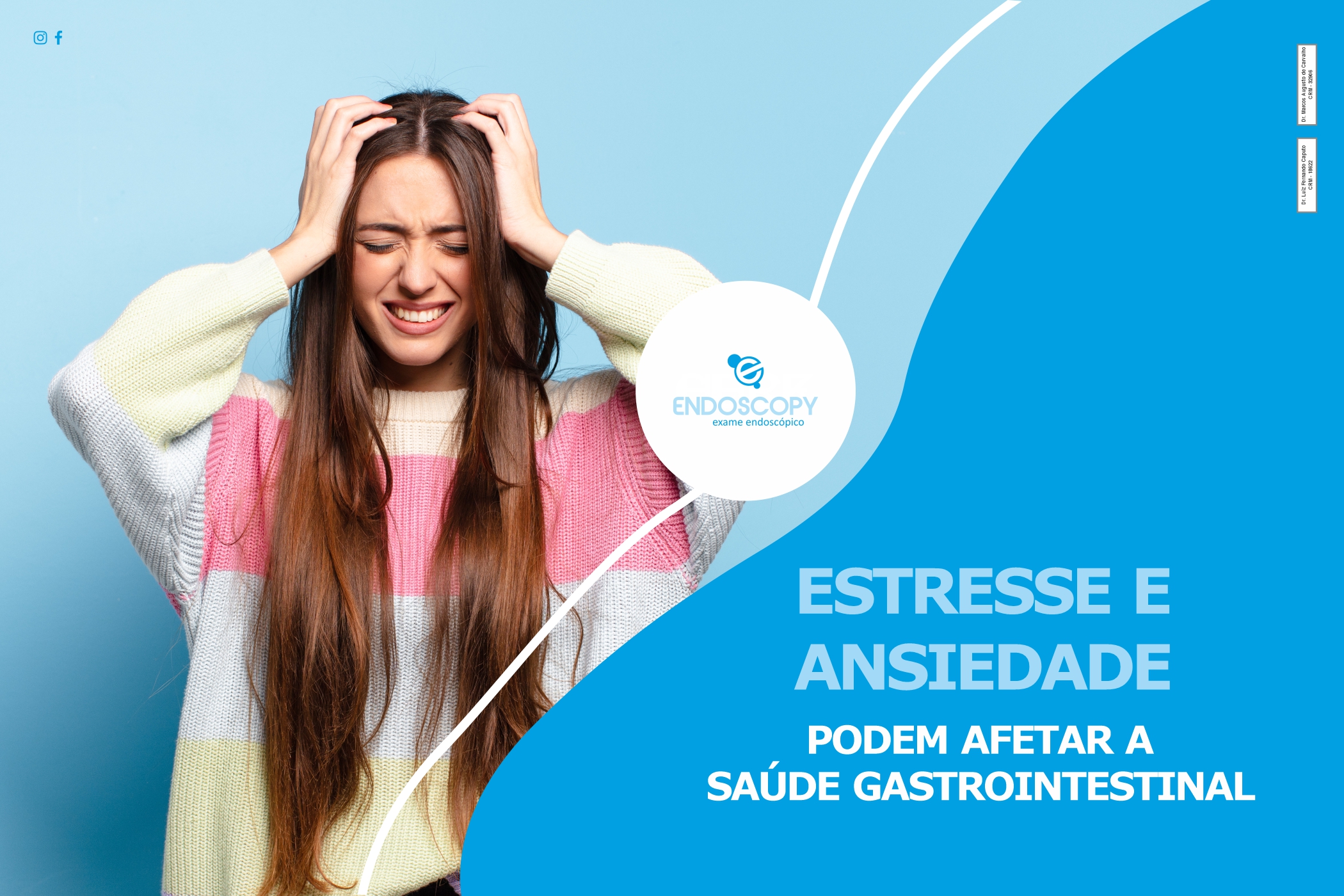 Estresse e ansiedade podem afetar a saúde gastrointestinal