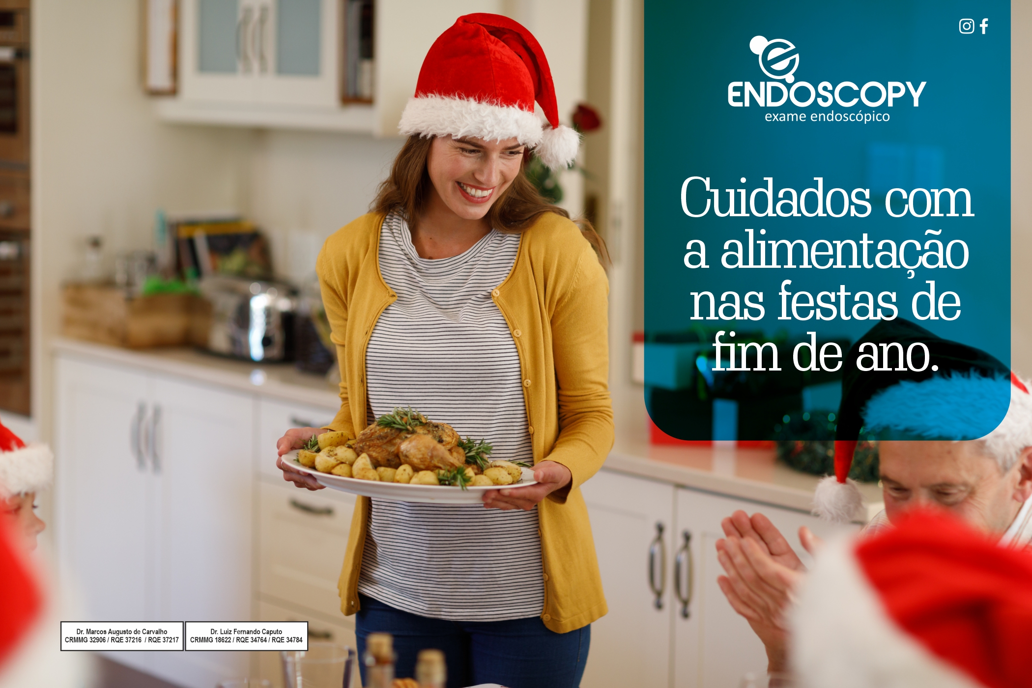 Cuidados com  a alimentação  nas festas de  fim de ano