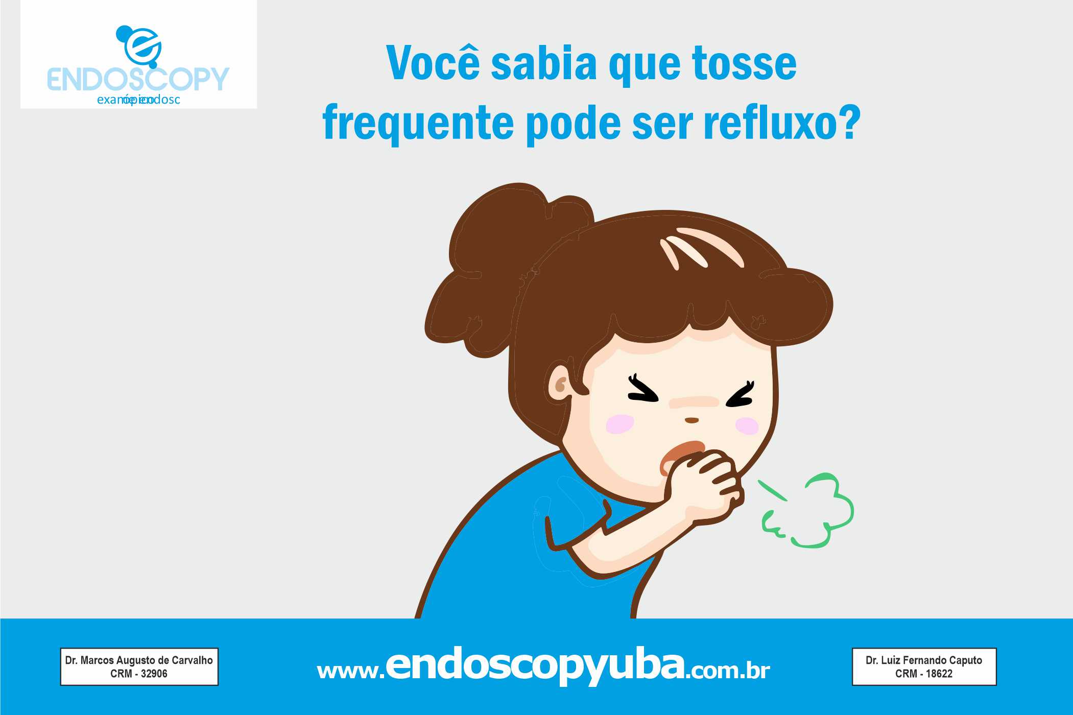 Você sabia que tosse frequente pode ser refluxo? 